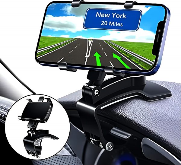 CAR Smart Phone Holder - 360 Free Spin | 360  Mobile Holder Foldable | 360  Rotateable Strong Grip Mobile Holder for Cars
