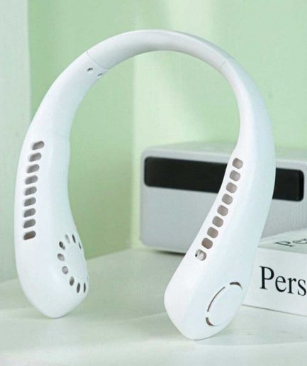 vaneless Hanging Neck Fan | portable rechargeable fan bladeless neck fan (random color)