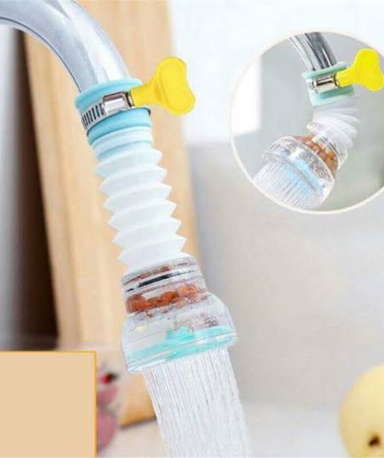 Kitchen Shower Splash Fan Faucet Water-saving Filter  tap nozzle extended  Each ( Random Color )