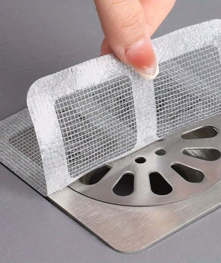 Pack of 10 - Multifunctional Sticker Drainer Net for bathroom, kitchen etc | Window Screen Repair Patches