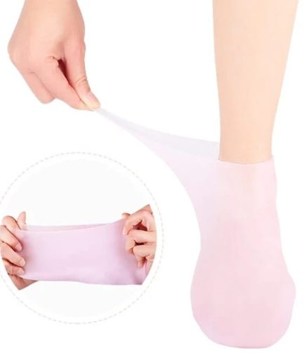 1PAIR Silicone Foot Care Socks Anti Cracking Moisturizing Gel Socks Cracked Dead Skin Remove Protector Pain Relief Pedicure Tool
