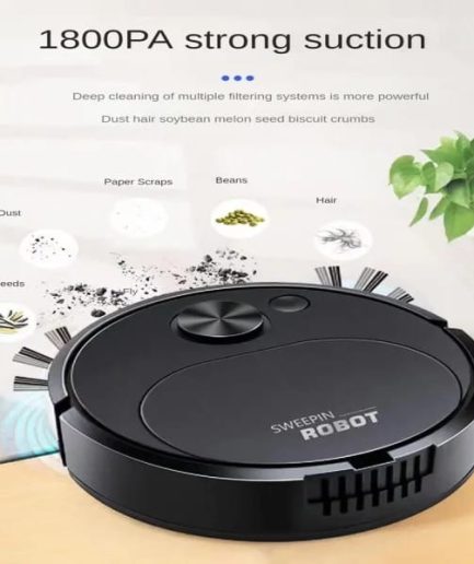 Portable Mini Wireless Smart Sweeping Robot Mopping 3 In1 Rechargeable Cleaning Machine Vacuum Cleaner For Home Office Robot (random colors)