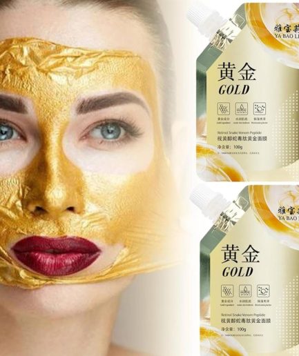 Retinol Snake Venom Peptide Gold Mask Moisturizing Anti-aging Anti-wrinkle Brightening Oil Control Mask Skin Care 100g