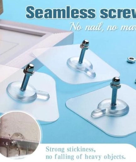 Self Adhesive Wall Screws Self Adhesive Hanging Nails Adhesive Screws Wall Mount Hooks