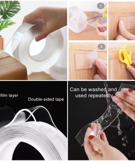 Nano Tape Double Side Tape | washable Reusable Tape