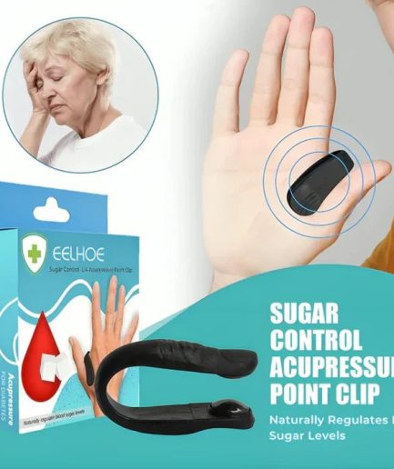 Sugar Control LI4 Acupressure Point Clip Wearable – Supporting Acupressure Relaxation, Stress Alleviation, Tension Relief and Headache Relief Hand Clip Migraine Pressure Point Clip