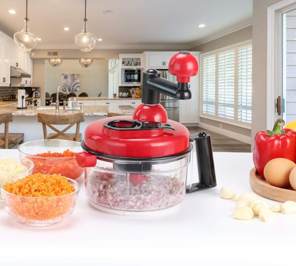 Manual Hand Multifunction Speedy Vegetable Quick chopper | Quick Chopper Vegetable - Onion Chopper | Kachomer Salad Machine