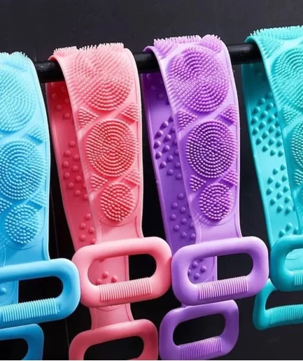 Double Side Bath Towel Scrubber (random Color)