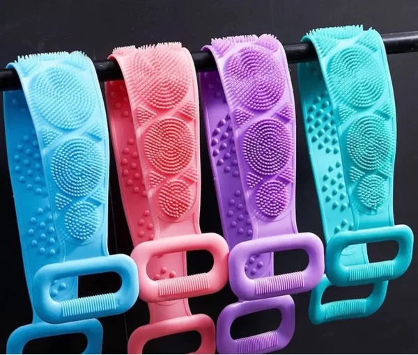Single Side Bath Towel Scrubber   | Silicone Scrubber