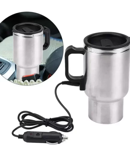 12 Volts 450 ml Heated Travel Mug Coffee /Tea/Soup Cup Car Charging Electric Kettle
