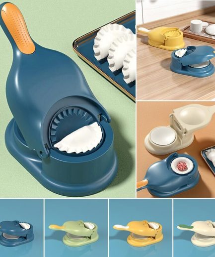 2-in-1 Dumpling Wrapper Tool Food Grade Manual Dumpling Wrapper Mold Labor-Saving Baking Pastry Home Kitchen Gadget high quality  (Random Color)