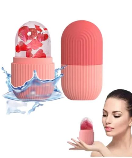 Reusable Facial Ice Roller for Face | Enhance Skin Glow Shrink &Tighten Pores (random color)