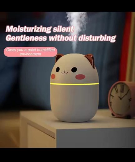 Cute Air Humidifier Mini Aromatherapy Humidifiers Diffusers Essential Oil Diffuser Home Carv ( 250ML)