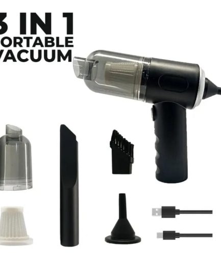 3 In 1 Portable Vacuum Cleaner Wireless Hand-held Cleaning For Car Home (as 228)
