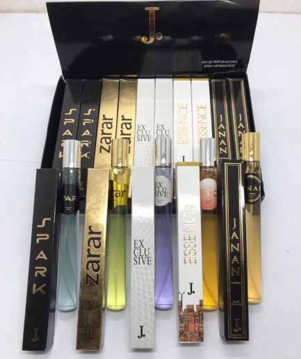 Pack of 20 - J. Pen Perfume set | Junaid Jamshed Multi Fragrance Pencil Pocket Perfume