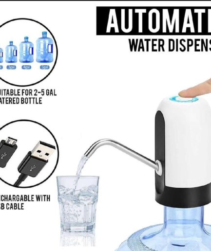 Electric Water Dispenser Portable Automatic Electric Water Pump Drinking Bottle Switch USB Rechargeable Water Pump Machine