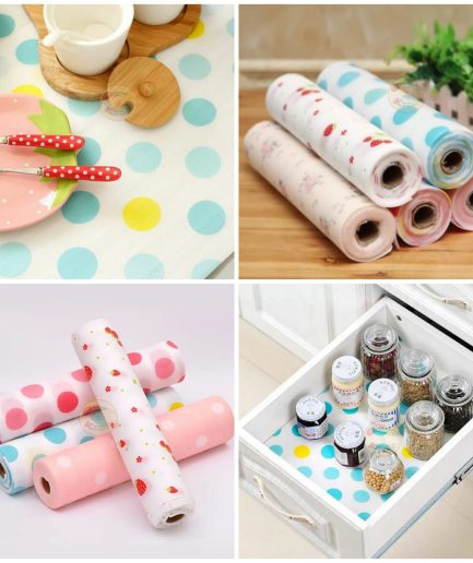 1 Roll - Kitchen Polka Foamic Sheet ( 45 x 150cm ) ( Random Design )