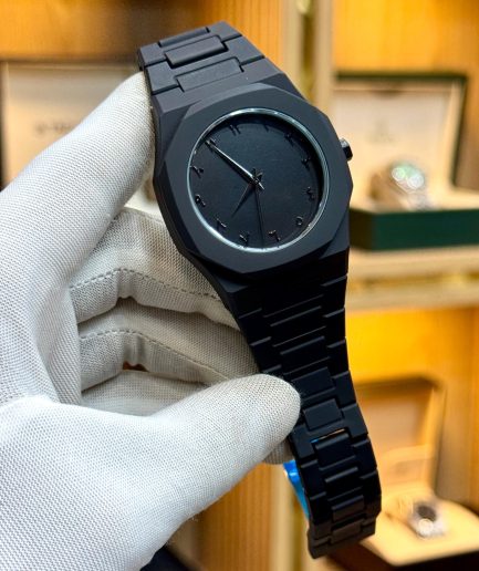 Full BLACK AURA Quartz Watch – Lightweight Design, , Premium Quality & Finish - Best Quality Analog Watch For Boys - Watch For Men | Full Black Color Watch - Without Box