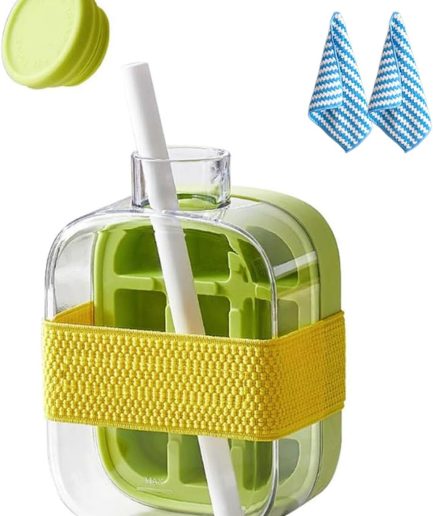 My Crush Cup Ice Cube Tray, Water Bottle Ice Cube Tray, Cool Summer Ice Cube Cup, Upgraded Ice Cube Bottle, Reusable Press-to-Cold Ice Cube Hydration - 500ml - Random Color