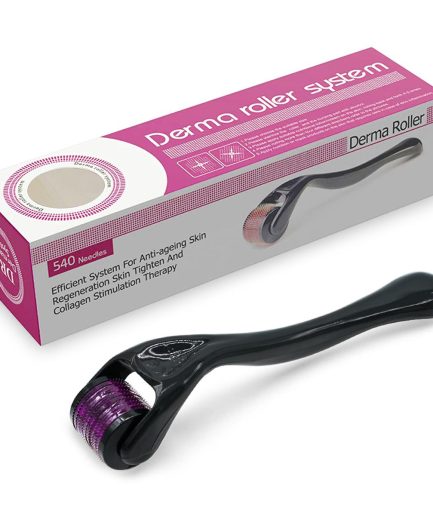 Pack of 2 Derma Roller Facial & Hair Therapy Microneedle Hair Regrowth Beard Growth Anti Hair Loss Treatment Thinning