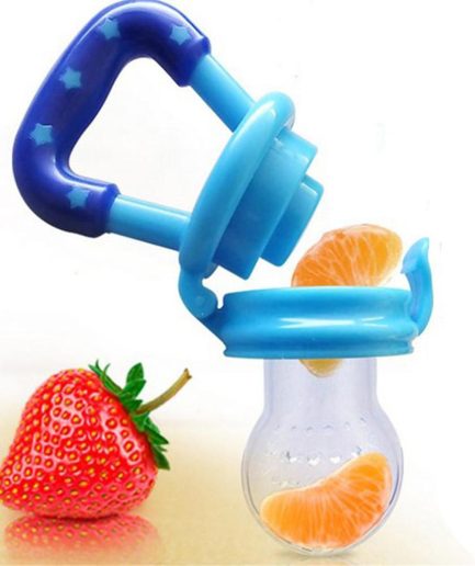 Food Pacifier + Feeder Spoon / Fresh Fruit Food Baby , Feeding Safe Fruit Feeder - Random Color