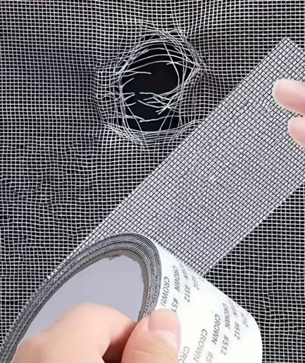 Mesh Roll Tape Window Screen Repair Patch | Keep Mosquitoes Out with Our Anti-Insect, Self-Adhesive Mesh Patch Tape - 2 meter