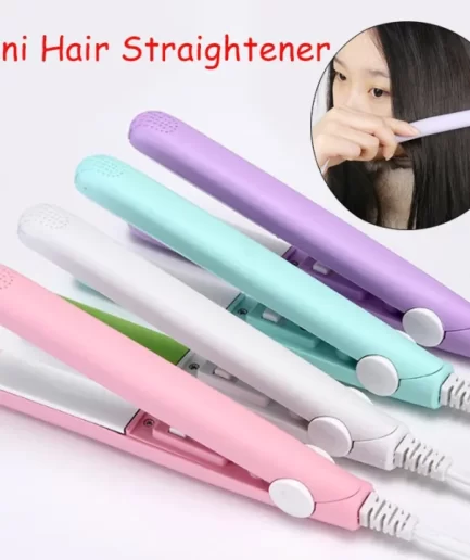 Mini Portable Hair Straightner / air smooth, silky, frizz-free and healthy. (random color)