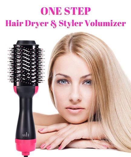 One Step 2 in 1 Hair Dryer & Brush (Dryer + Styler) Brush for Fast Drying, Straightening, Curling