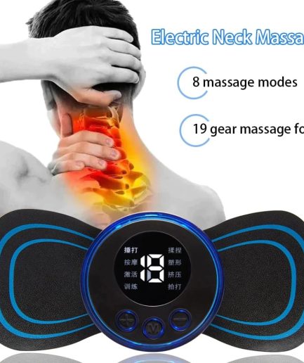 Wireless EMS Mini Body Massager – Portable Butterfly Massager For Blood Circulation & Pain Relief