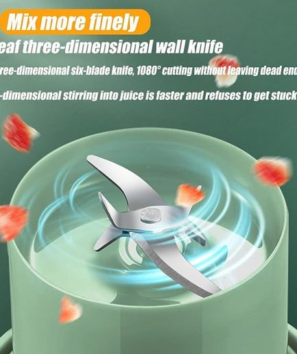 Mason Portable Mini juicer Blender With Straw Cup | Juicer Portable Outdoor Juicing Cup | Home Mini Cordless Juicer (Random Color)