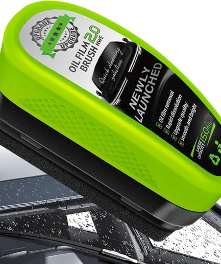 1Pc Oil Film Brush 2.0, Clear Vision Glass Cleaner, Clearview Shield Clear Vision Windshield Cleaner, Car Windows (With extra liquid)