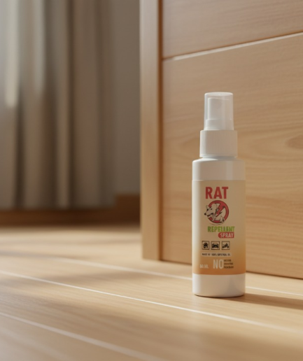 Rat Repellent Spray 50ml – Natural, Safe & Non-Toxic Rodent Deterrent for Home, Kitchen, Car, and Storage Areas