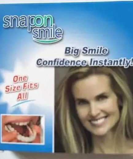 Snap-On smile for Beautiful Smiles Temporary Comfort Fit Whitening Instant Transformation for Men & Women