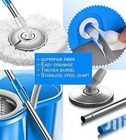 360° Rotating Head Mops with Bucket Mob Deep-cleaning magic mop-microfiber mop