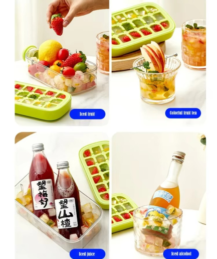My Crush Cup Ice Cube Tray, Water Bottle Ice Cube Tray, Cool Summer Ice Cube Cup, Upgraded Ice Cube Bottle, Reusable Press-to-Cold Ice Cube Hydration - 500ml - Random Color