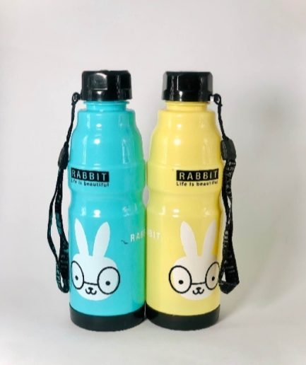 Commando Water Bottle – 500ml Leakproof BPA-Free Sports & Travel Bottle (Random Color & Design)