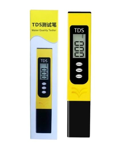 Portable Digital Water TDS, EC, And Temperature Meter (3-in-1) With ATC Function, 1ppm Resolution, 0-9990ppm Purity Tester